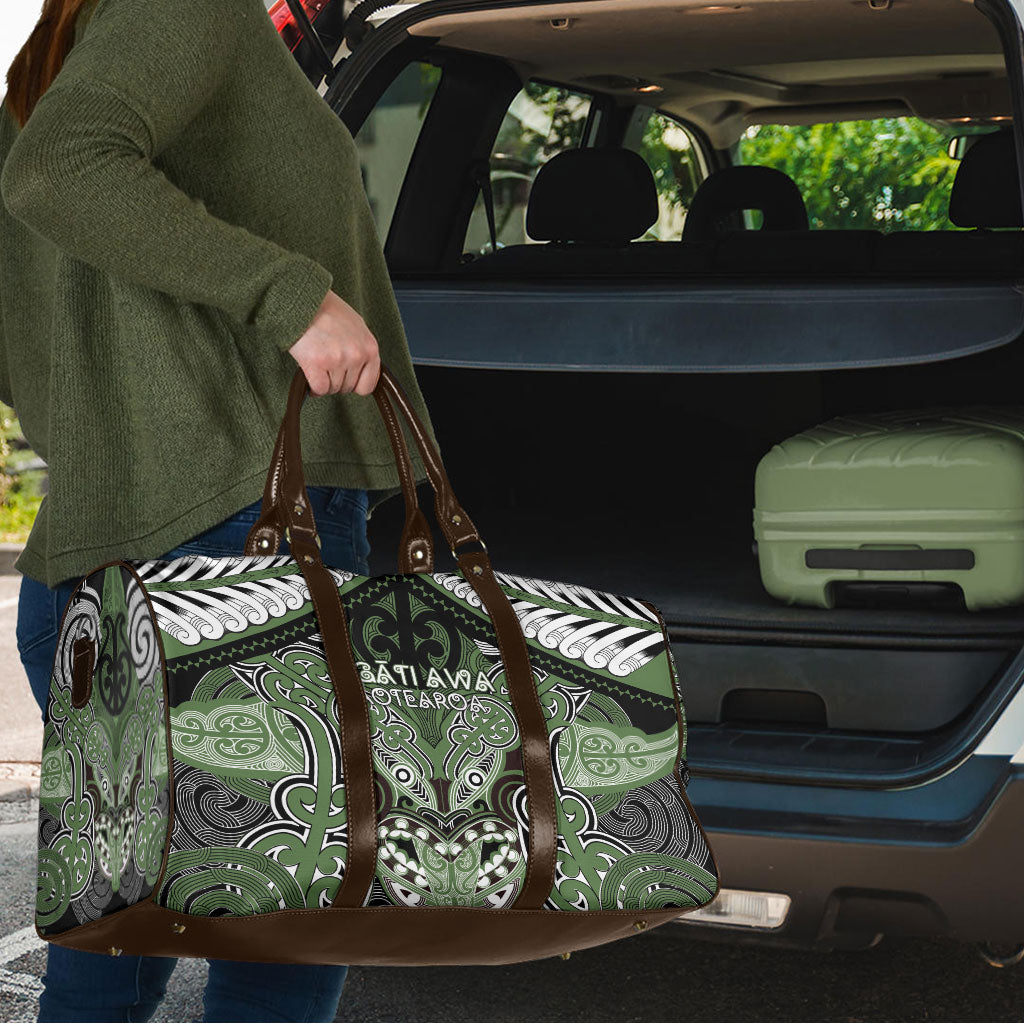 Aotearoa Iwi Ngati Awa Travel Bag Maori Kowhaiwhai Pattern LT19 - Polynesian Pride