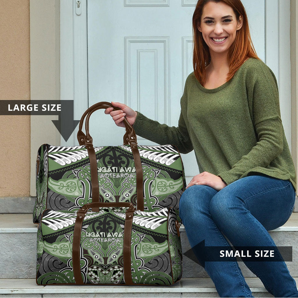 Aotearoa Iwi Ngati Awa Travel Bag Maori Kowhaiwhai Pattern LT19 - Polynesian Pride