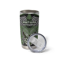 Aotearoa Iwi Ngati Awa Personalised Tumbler Cup Maori Kowhaiwhai Pattern LT19 - Polynesian Pride