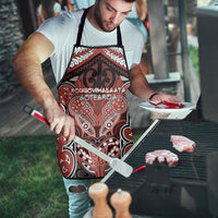 Aotearoa Iwi Rongowhakaata Apron Maori Kowhaiwhai Pattern LT19 - Polynesian Pride