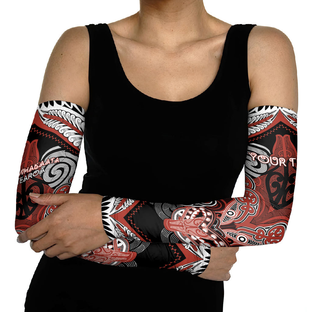 Aotearoa Iwi Rongowhakaata Personalised Arm Sleeves Maori Kowhaiwhai Pattern LT19 - Polynesian Pride