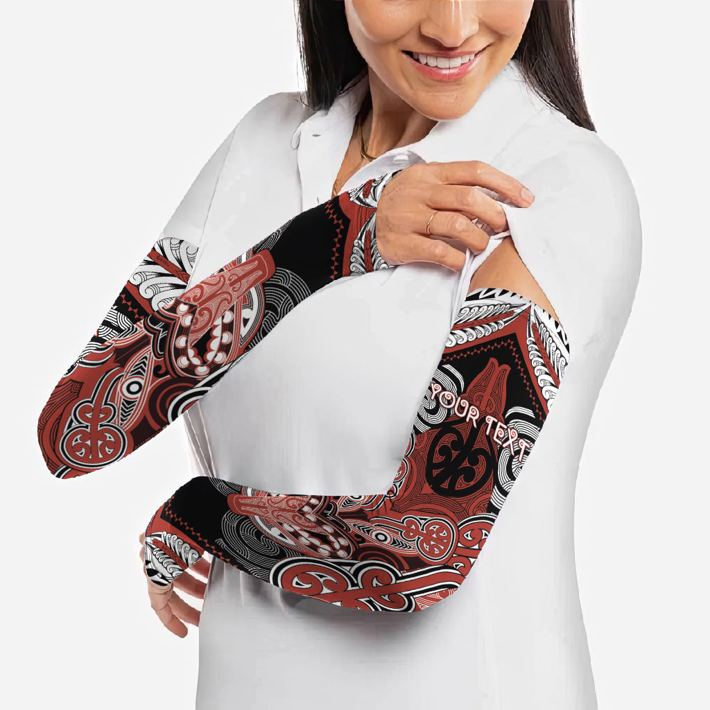 Aotearoa Iwi Rongowhakaata Personalised Arm Sleeves Maori Kowhaiwhai Pattern LT19 - Polynesian Pride