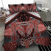 Aotearoa Iwi Rongowhakaata Bedding Set Maori Kowhaiwhai Pattern LT19 - Polynesian Pride