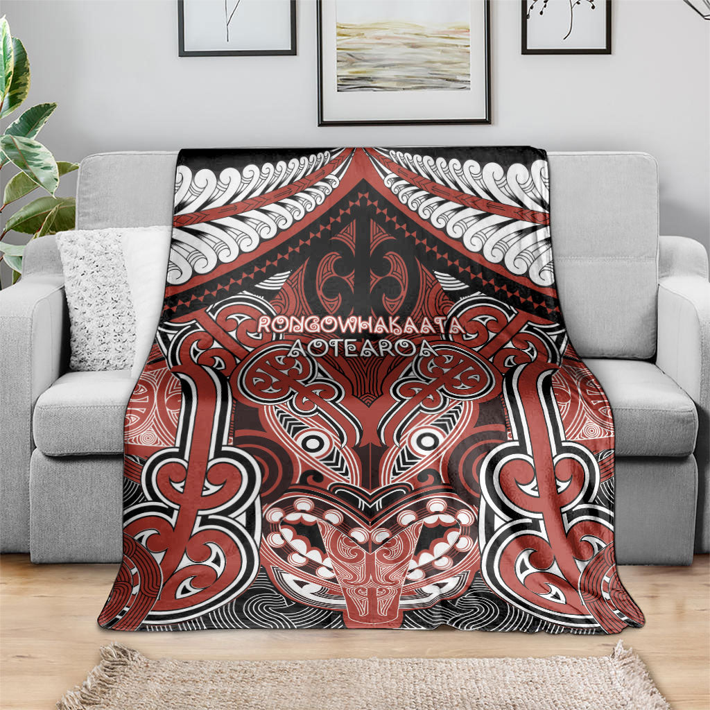 Aotearoa Iwi Rongowhakaata Blanket Maori Kowhaiwhai Pattern LT19 - Polynesian Pride