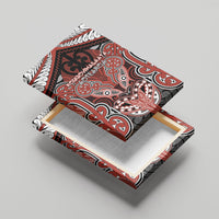Aotearoa Iwi Rongowhakaata Canvas Wall Art Maori Kowhaiwhai Pattern LT19 - Polynesian Pride
