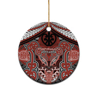Aotearoa Iwi Rongowhakaata Personalised Ceramic Ornament Maori Kowhaiwhai Pattern LT19 - Polynesian Pride