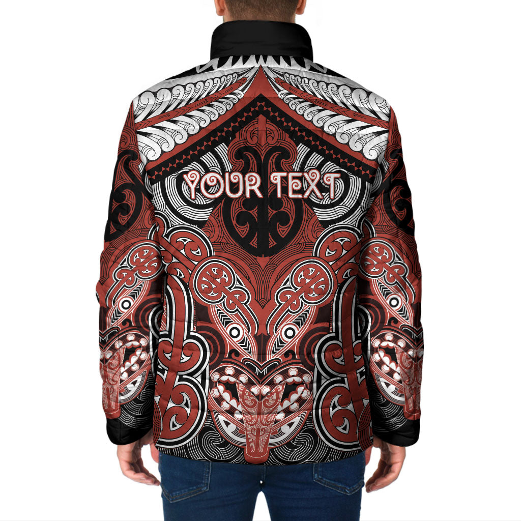 Aotearoa Iwi Rongowhakaata Personalised Padded Jacket Maori Kowhaiwhai Pattern LT19 - Polynesian Pride