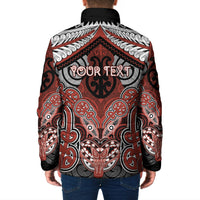 Aotearoa Iwi Rongowhakaata Personalised Padded Jacket Maori Kowhaiwhai Pattern LT19 - Polynesian Pride