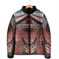 Aotearoa Iwi Rongowhakaata Personalised Padded Jacket Maori Kowhaiwhai Pattern LT19 - Polynesian Pride