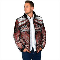 Aotearoa Iwi Rongowhakaata Personalised Padded Jacket Maori Kowhaiwhai Pattern LT19 - Polynesian Pride