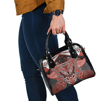 Aotearoa Iwi Rongowhakaata Shoulder Handbag Maori Kowhaiwhai Pattern LT19 - Polynesian Pride