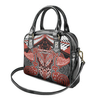 Aotearoa Iwi Rongowhakaata Shoulder Handbag Maori Kowhaiwhai Pattern LT19 - Polynesian Pride