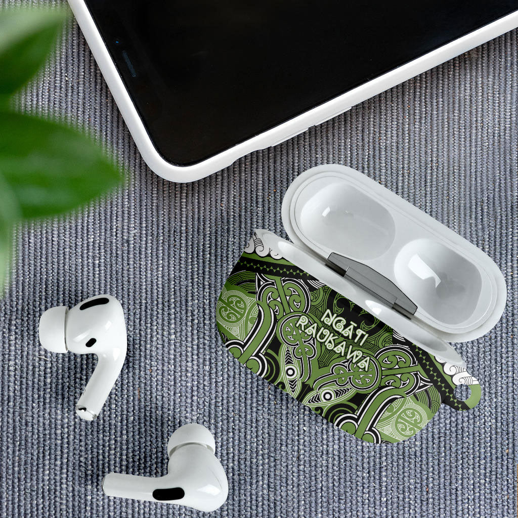 Aotearoa Iwi Ngati Raukawa AirPods Case Maori Kowhaiwhai Pattern LT19 - Polynesian Pride