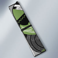 Aotearoa Iwi Ngati Raukawa Auto Sun Shade Maori Kowhaiwhai Pattern LT19 - Polynesian Pride
