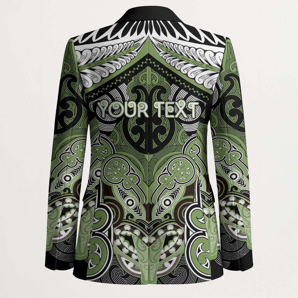 Aotearoa Iwi Ngati Raukawa Personalised Blazer Maori Kowhaiwhai Pattern LT19 - Polynesian Pride