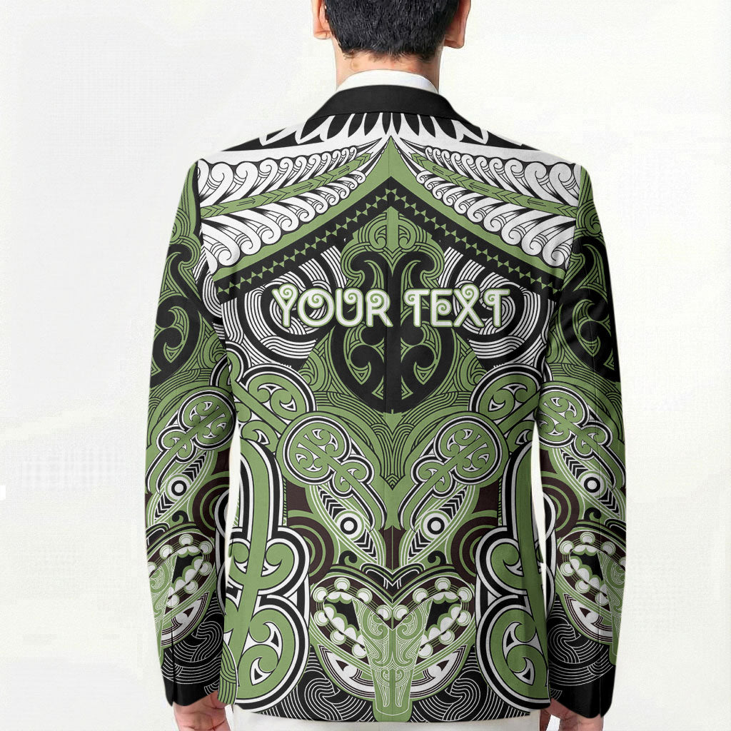 Aotearoa Iwi Ngati Raukawa Personalised Blazer Maori Kowhaiwhai Pattern LT19 - Polynesian Pride