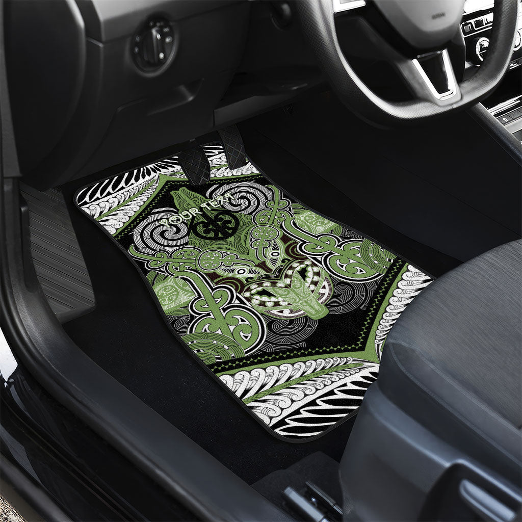 Aotearoa Iwi Ngati Raukawa Personalised Car Mats Maori Kowhaiwhai Pattern LT19 - Polynesian Pride