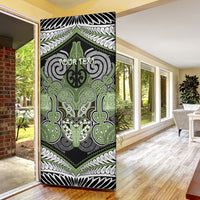Aotearoa Iwi Ngati Raukawa Personalised Door Cover Maori Kowhaiwhai Pattern LT19 - Polynesian Pride