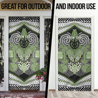 Aotearoa Iwi Ngati Raukawa Personalised Door Cover Maori Kowhaiwhai Pattern LT19 - Polynesian Pride