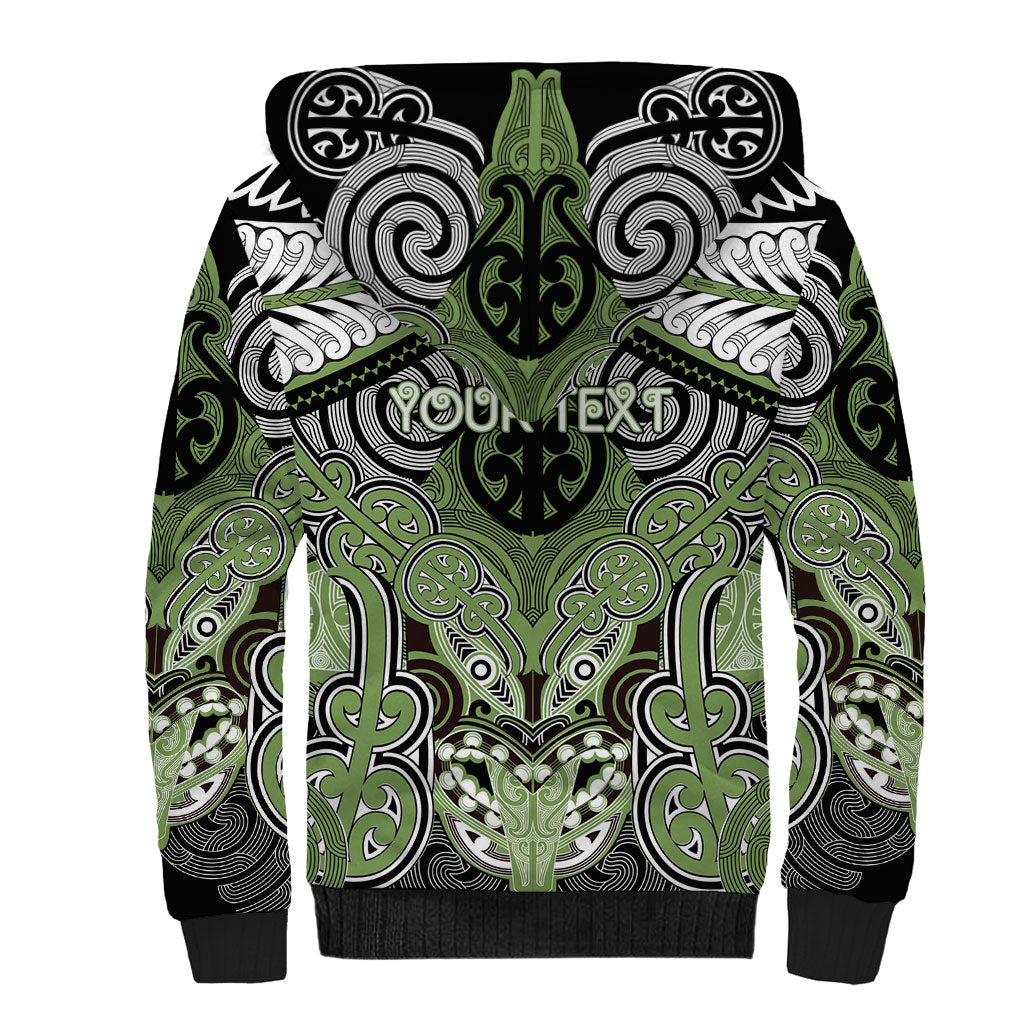 Aotearoa Iwi Ngati Raukawa Personalised Sherpa Hoodie Maori Kowhaiwhai Pattern LT19 - Polynesian Pride