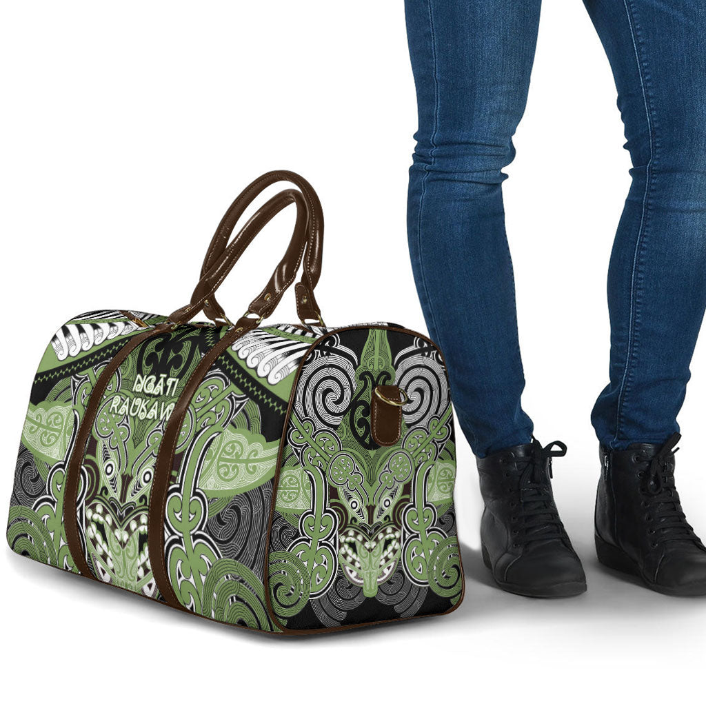 Aotearoa Iwi Ngati Raukawa Travel Bag Maori Kowhaiwhai Pattern LT19 - Polynesian Pride