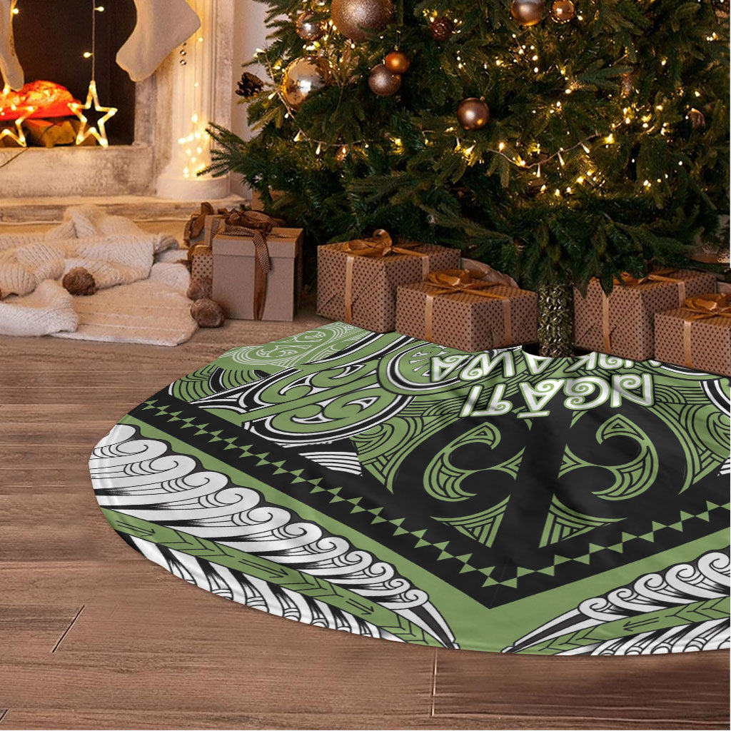 Aotearoa Iwi Ngati Raukawa Tree Skirt Maori Kowhaiwhai Pattern LT19 - Polynesian Pride