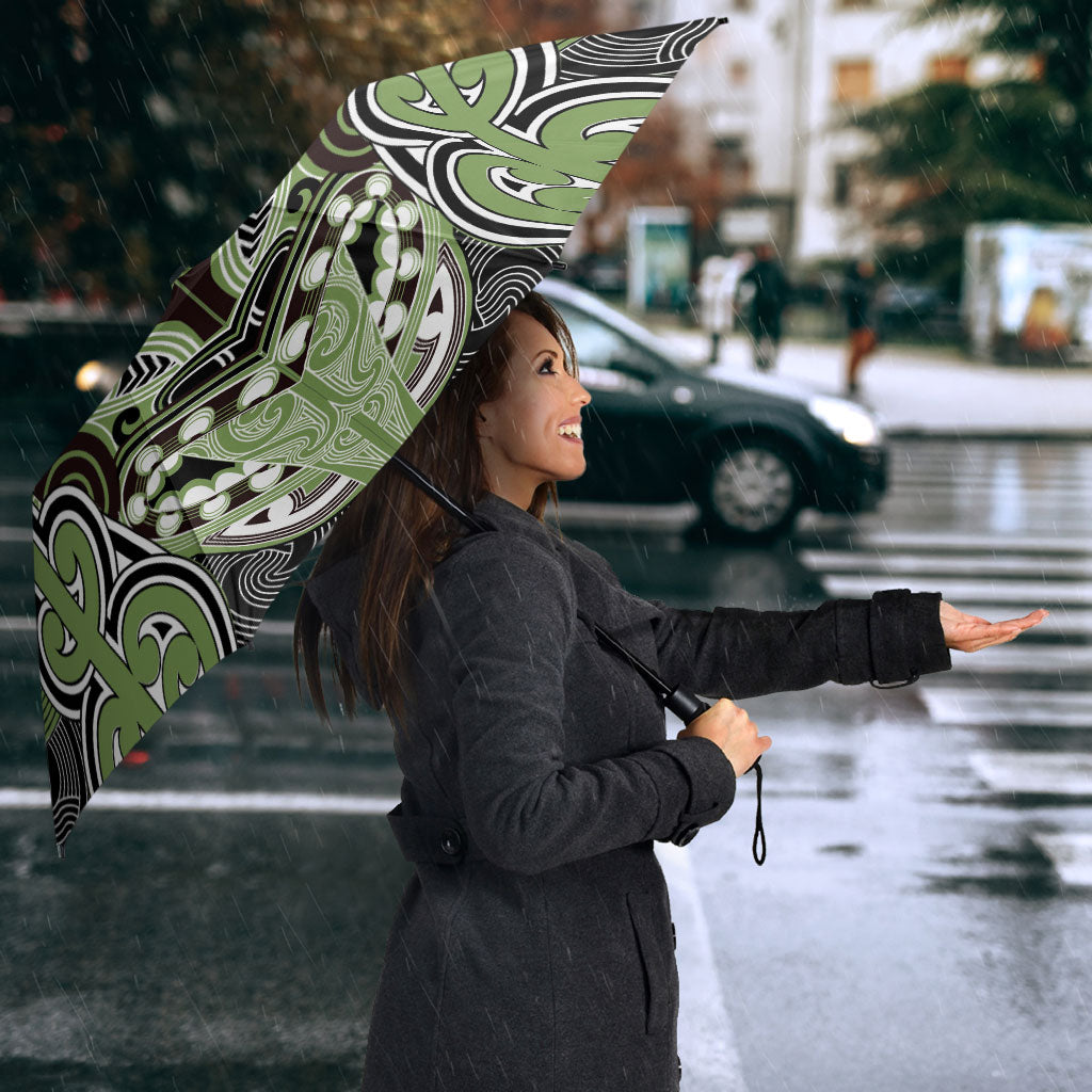 Aotearoa Iwi Ngati Raukawa Umbrella Maori Kowhaiwhai Pattern LT19 - Polynesian Pride