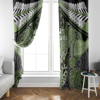 Aotearoa Iwi Ngati Raukawa Window Curtain Maori Kowhaiwhai Pattern LT19 - Polynesian Pride