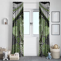 Aotearoa Iwi Ngati Raukawa Window Curtain Maori Kowhaiwhai Pattern LT19 - Polynesian Pride