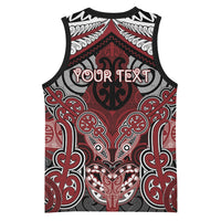 Aotearoa Iwi Ngati Toa Personalised Basketball Jersey Maori Kowhaiwhai Pattern LT19 - Polynesian Pride