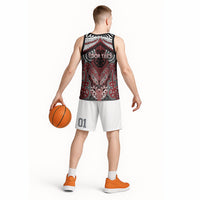 Aotearoa Iwi Ngati Toa Personalised Basketball Jersey Maori Kowhaiwhai Pattern LT19 - Polynesian Pride