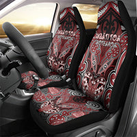 Aotearoa Iwi Ngati Toa Car Seat Cover Maori Kowhaiwhai Pattern LT19 - Polynesian Pride