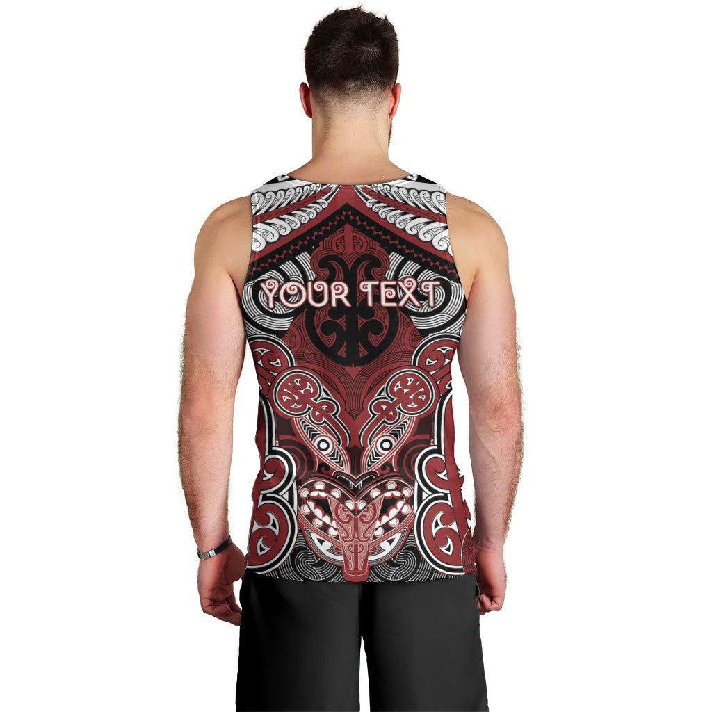 Aotearoa Iwi Ngati Toa Personalised Men Tank Top Maori Kowhaiwhai Pattern LT19 - Polynesian Pride