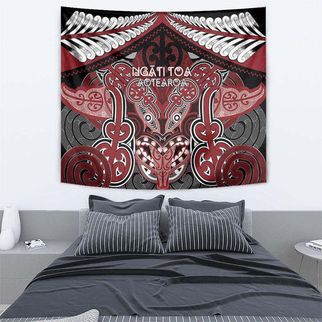 Aotearoa Iwi Ngati Toa Tapestry Maori Kowhaiwhai Pattern LT19 - Polynesian Pride