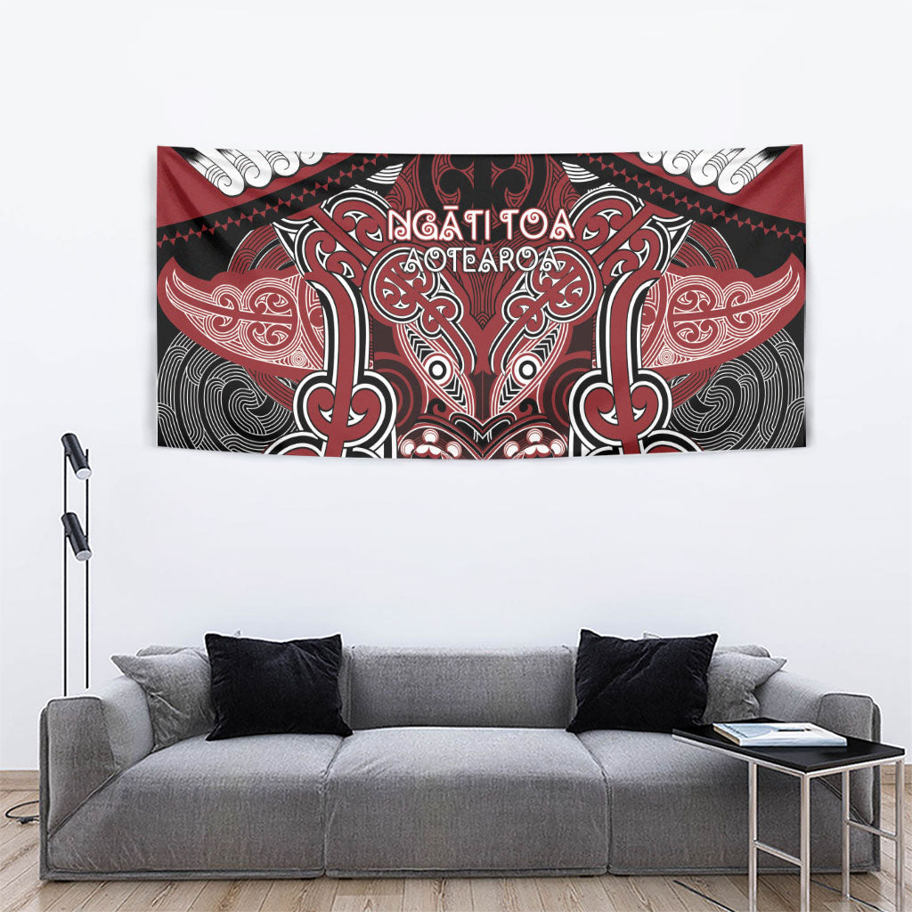 Aotearoa Iwi Ngati Toa Tapestry Maori Kowhaiwhai Pattern LT19 - Polynesian Pride