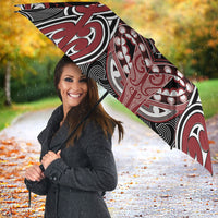 Aotearoa Iwi Ngati Toa Umbrella Maori Kowhaiwhai Pattern LT19 - Polynesian Pride