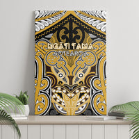 Aotearoa Iwi Ngati Tama Canvas Wall Art Maori Kowhaiwhai Pattern LT19 - Polynesian Pride