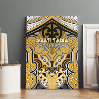 Aotearoa Iwi Ngati Tama Canvas Wall Art Maori Kowhaiwhai Pattern LT19 - Polynesian Pride