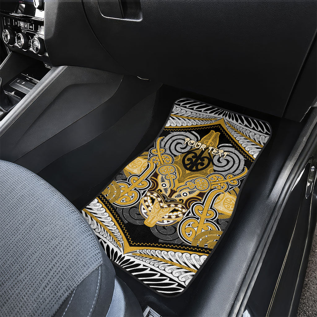 Aotearoa Iwi Ngati Tama Personalised Car Mats Maori Kowhaiwhai Pattern LT19 - Polynesian Pride