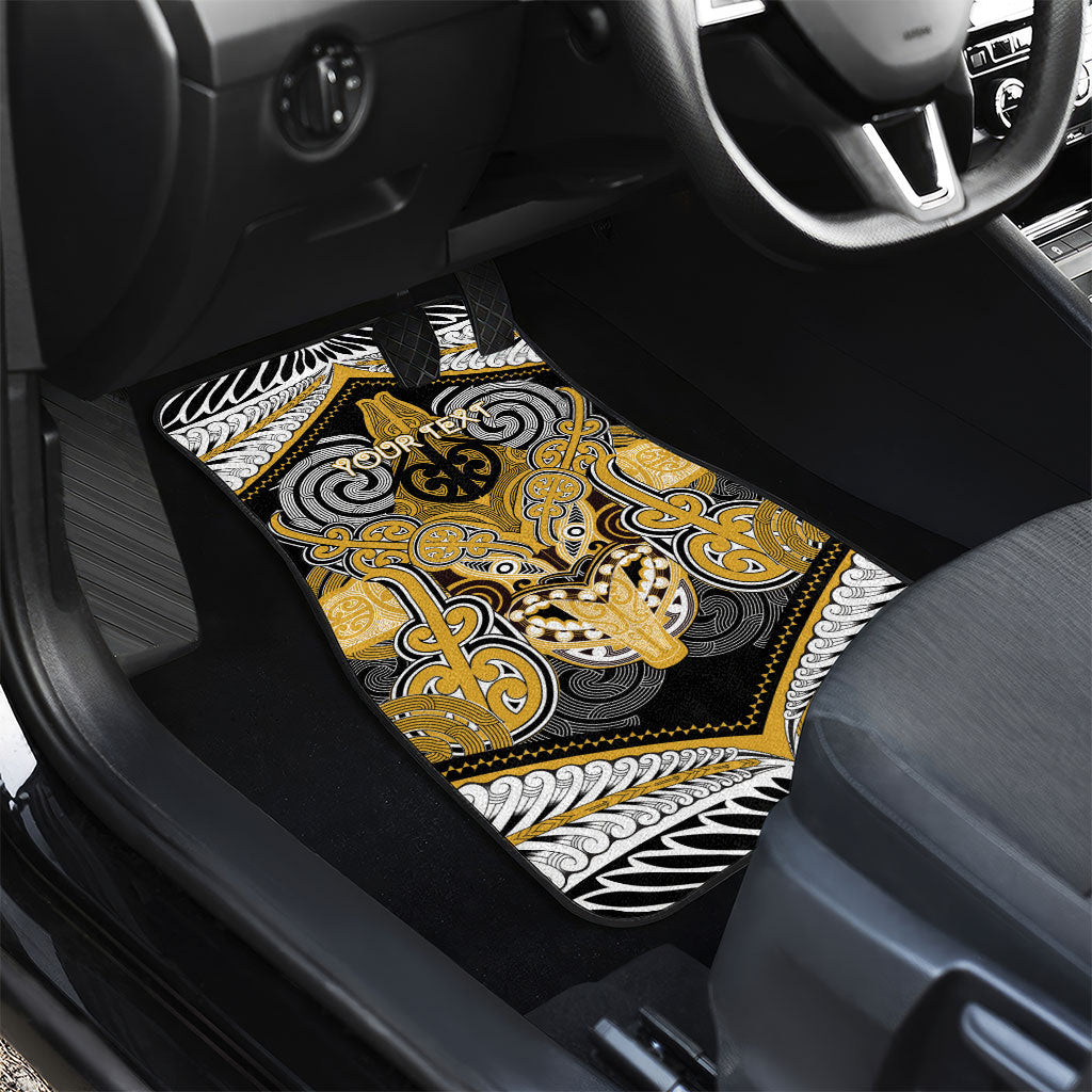 Aotearoa Iwi Ngati Tama Personalised Car Mats Maori Kowhaiwhai Pattern LT19 - Polynesian Pride