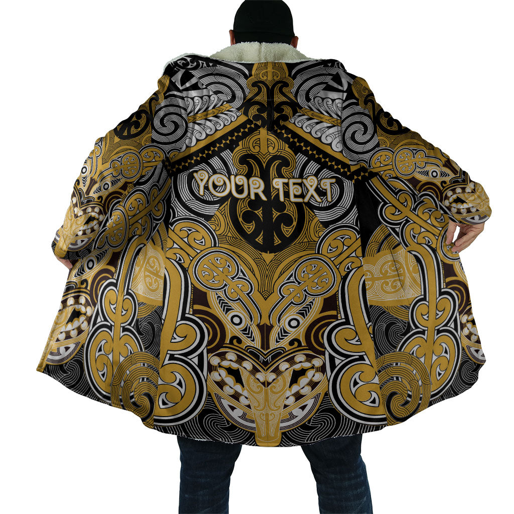Aotearoa Iwi Ngati Tama Personalised Cloak Maori Kowhaiwhai Pattern LT19 - Polynesian Pride