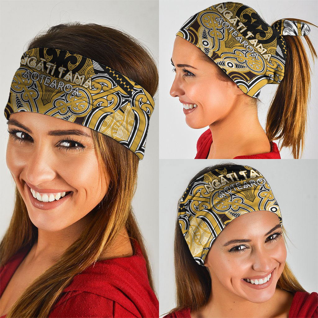 Aotearoa Iwi Ngati Tama Neck Gaiter Maori Kowhaiwhai Pattern LT19 - Polynesian Pride
