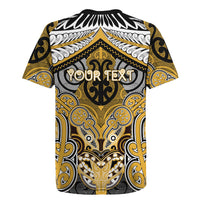Aotearoa Iwi Ngati Tama Personalised Rugby Jersey Maori Kowhaiwhai Pattern LT19 - Polynesian Pride