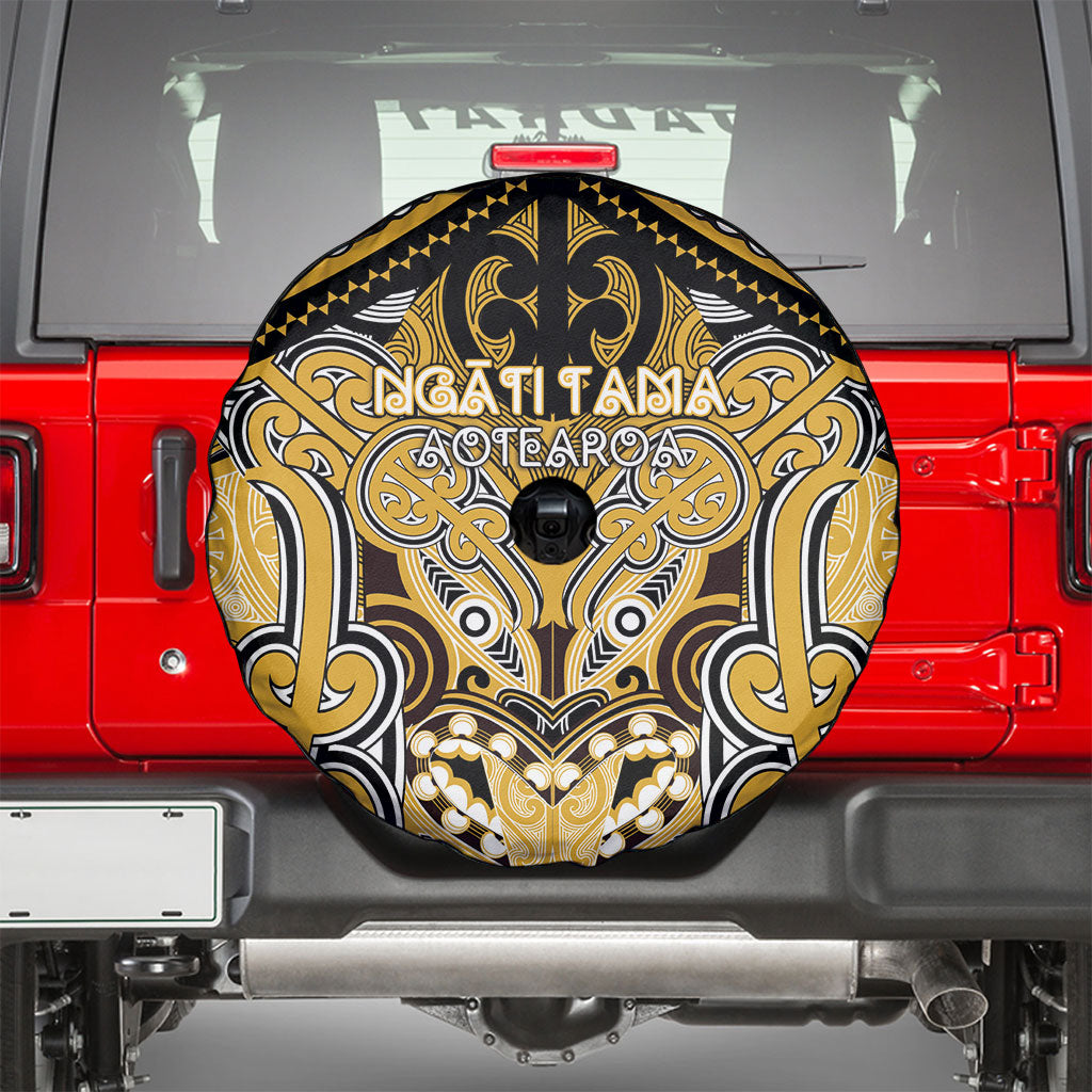 Aotearoa Iwi Ngati Tama Spare Tire Cover Maori Kowhaiwhai Pattern LT19 - Polynesian Pride