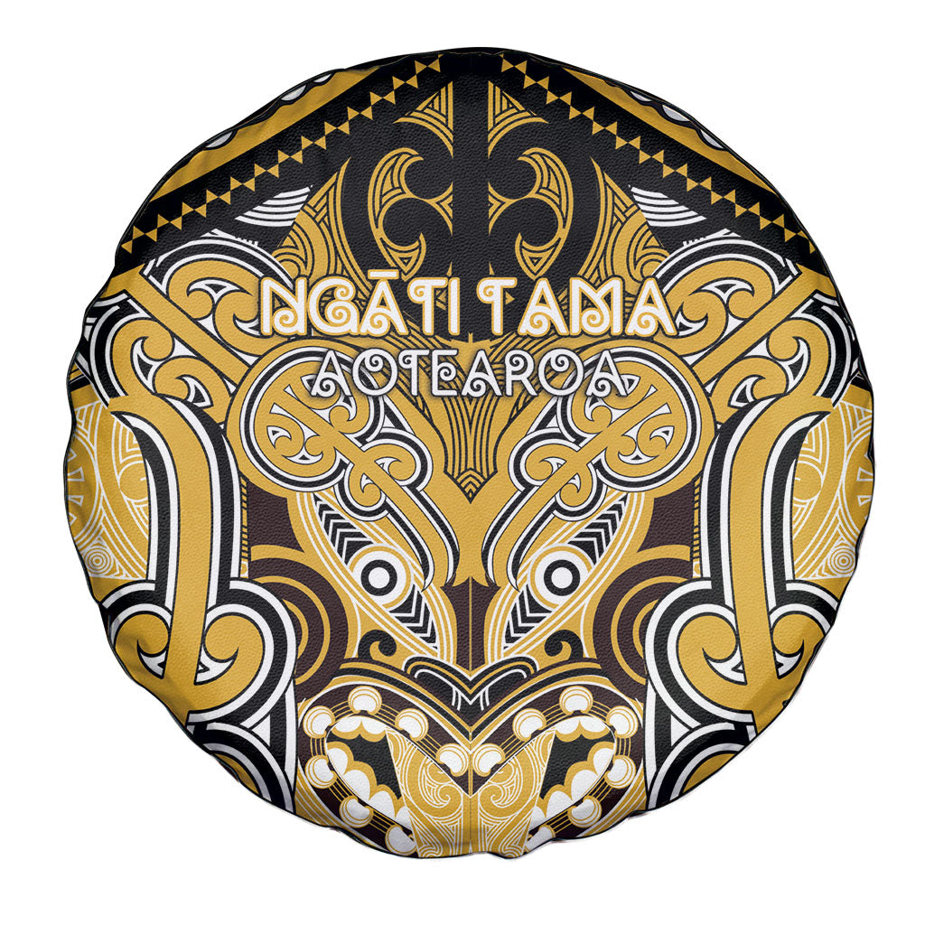 Aotearoa Iwi Ngati Tama Spare Tire Cover Maori Kowhaiwhai Pattern LT19 - Polynesian Pride