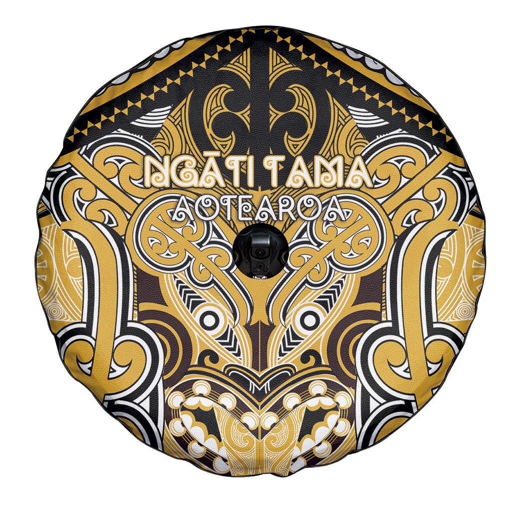 Aotearoa Iwi Ngati Tama Spare Tire Cover Maori Kowhaiwhai Pattern LT19 - Polynesian Pride