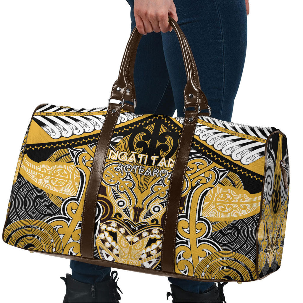 Aotearoa Iwi Ngati Tama Travel Bag Maori Kowhaiwhai Pattern LT19 - Polynesian Pride