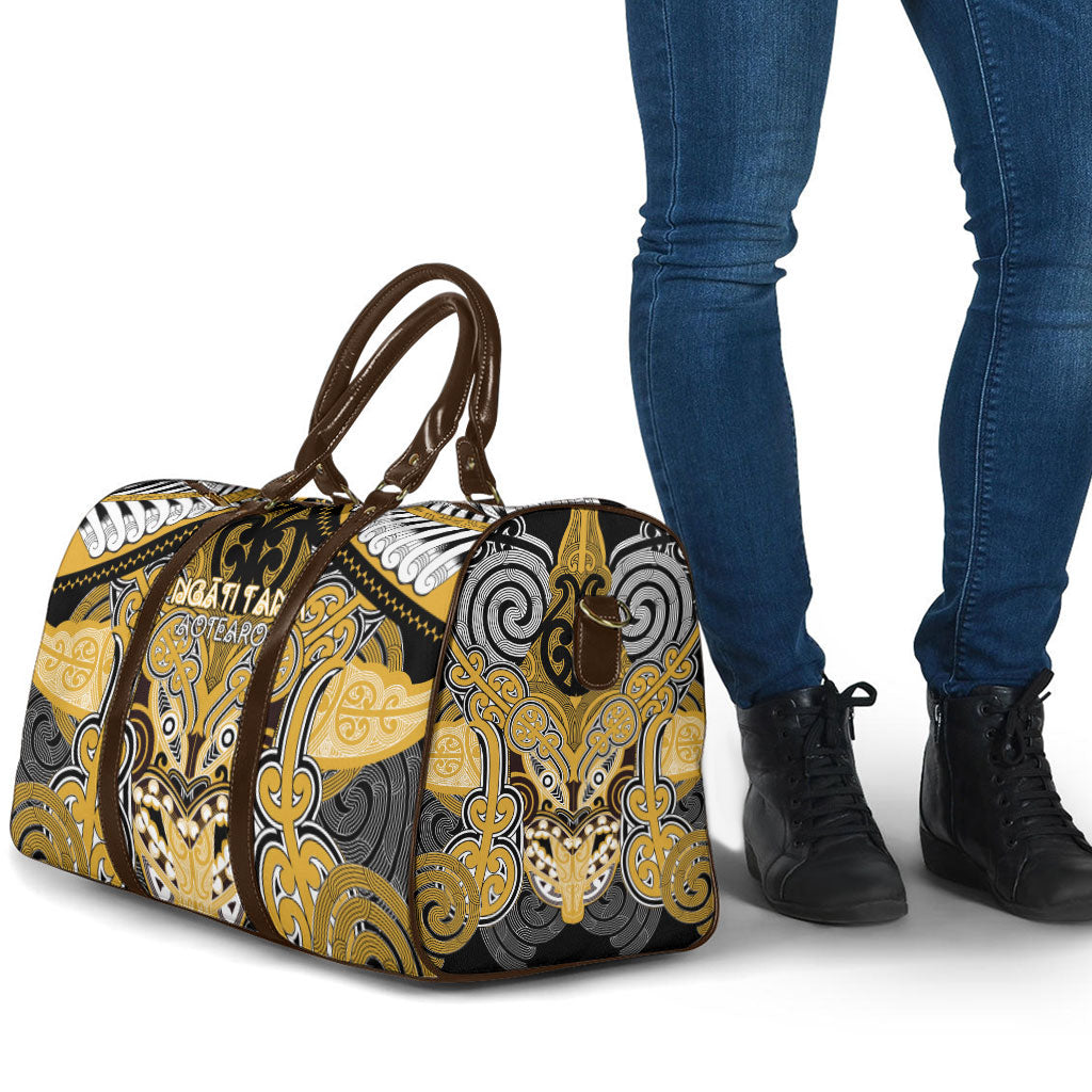 Aotearoa Iwi Ngati Tama Travel Bag Maori Kowhaiwhai Pattern LT19 - Polynesian Pride