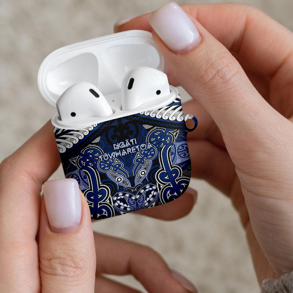 Aotearoa Iwi Ngati Tuwharetoa AirPods Case Maori Kowhaiwhai Pattern LT19 - Polynesian Pride