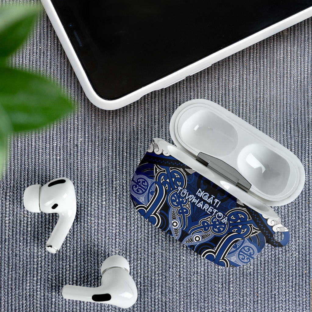 Aotearoa Iwi Ngati Tuwharetoa AirPods Case Maori Kowhaiwhai Pattern LT19 - Polynesian Pride